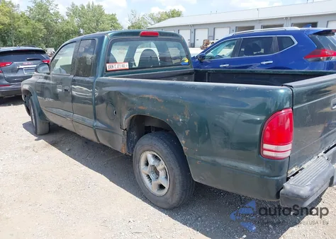 1999 Dodge Dakota Slt/Sport from USA, damaged, VIN 1B7GL22X5XS221703